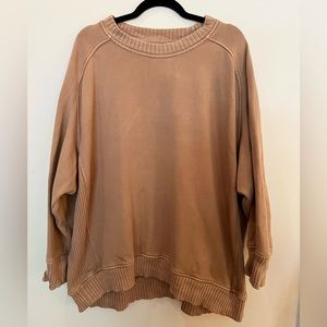 Aerie XL Tan Pullover Jacket